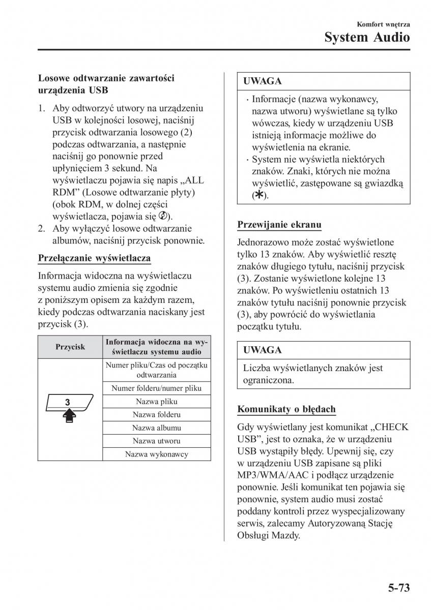 Mazda CX 3 instrukcja obslugi / page 417