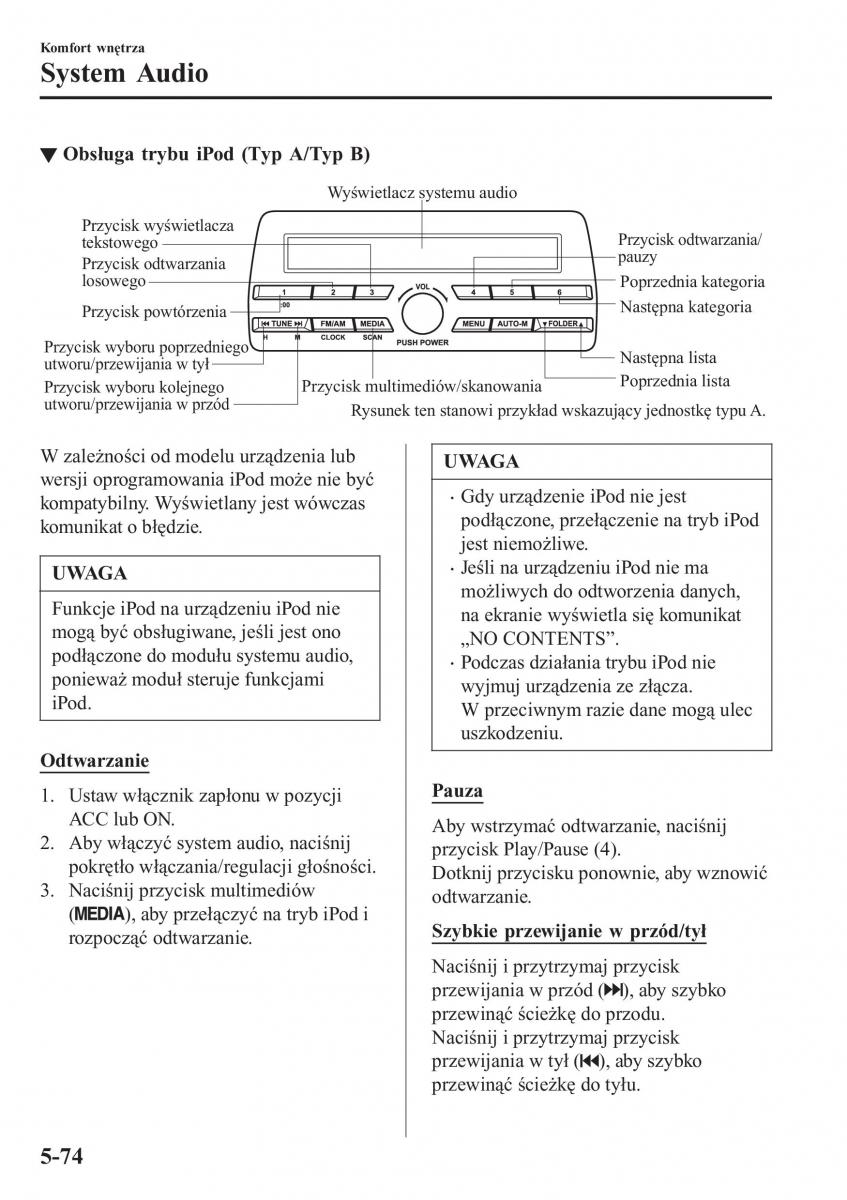 Mazda CX 3 instrukcja obslugi / page 418