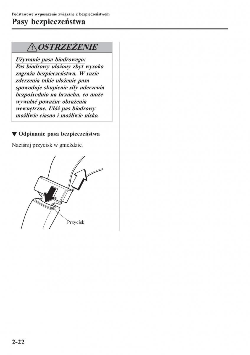 Mazda CX 3 instrukcja obslugi / page 42