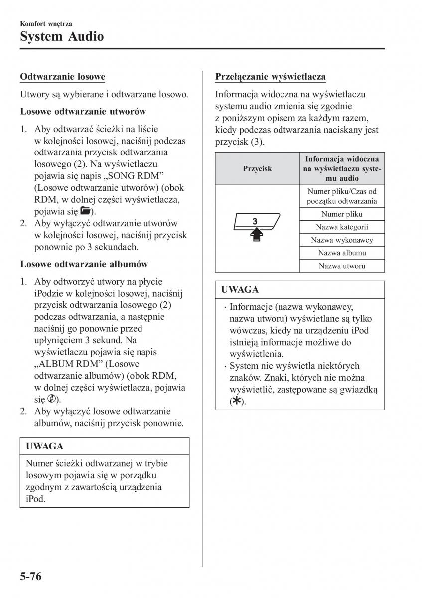 Mazda CX 3 instrukcja obslugi / page 420