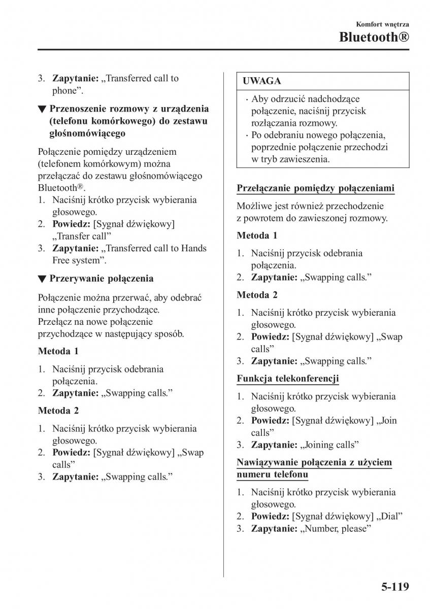 Mazda CX 3 instrukcja obslugi / page 463