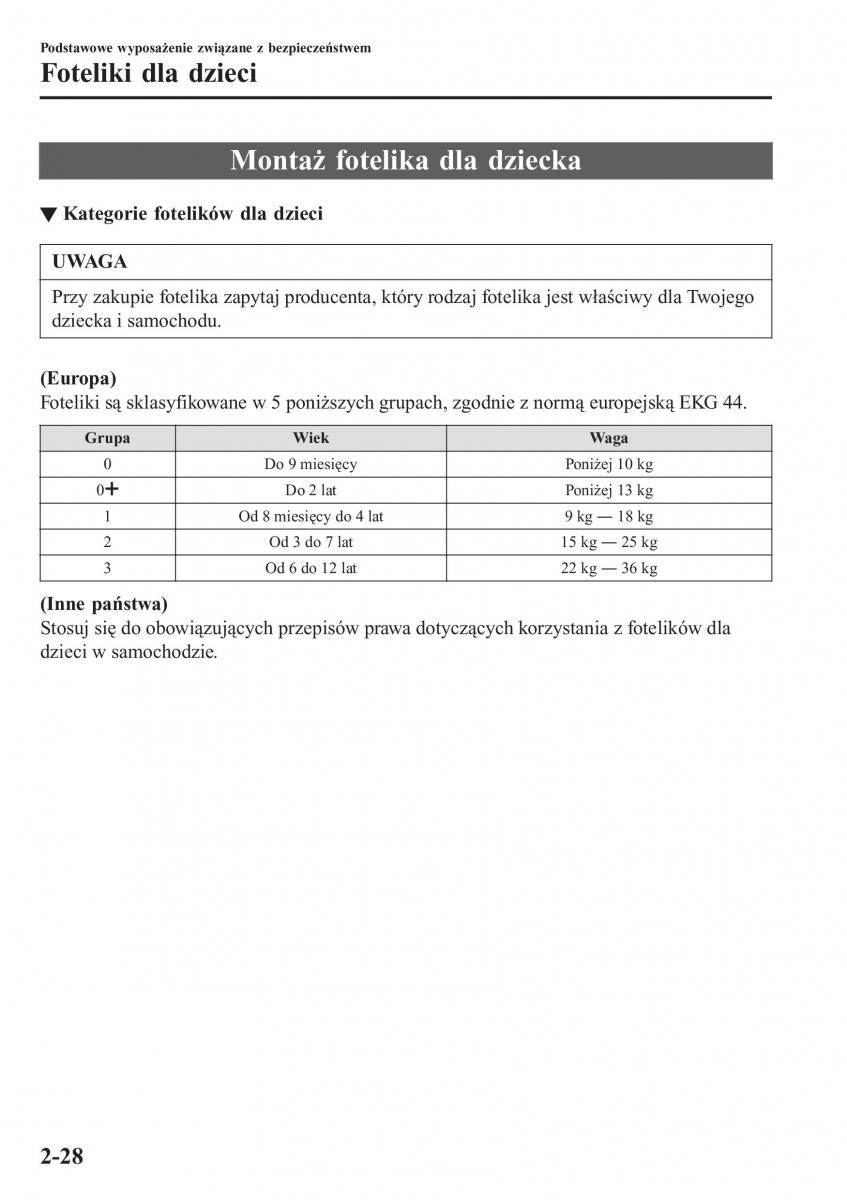 Mazda CX 3 instrukcja obslugi / page 48