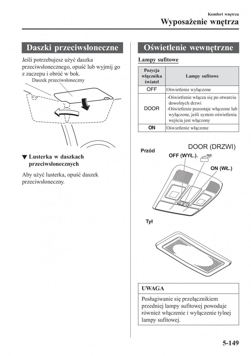 Mazda CX 3 instrukcja obslugi / page 493