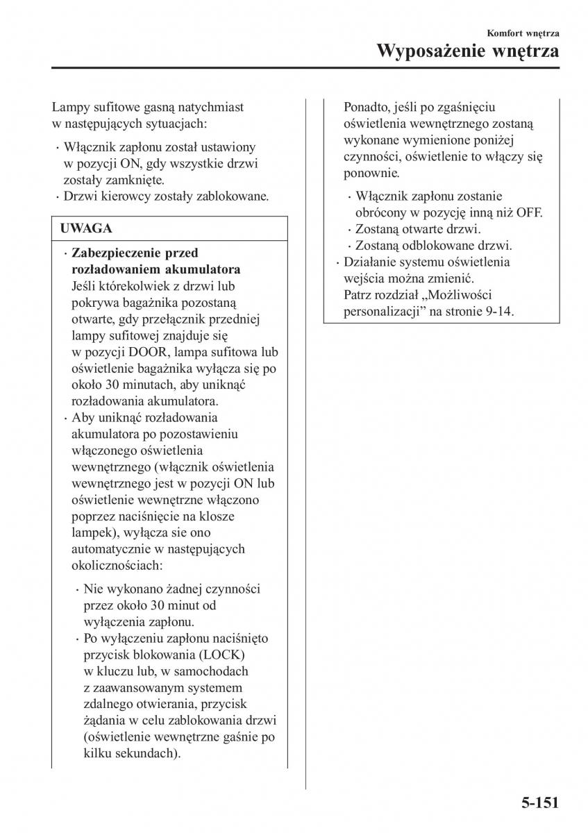 Mazda CX 3 instrukcja obslugi / page 495