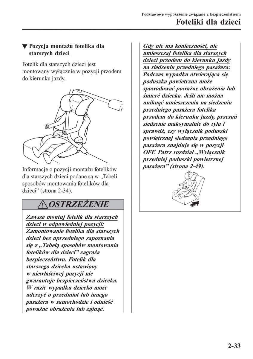 Mazda CX 3 instrukcja obslugi / page 53