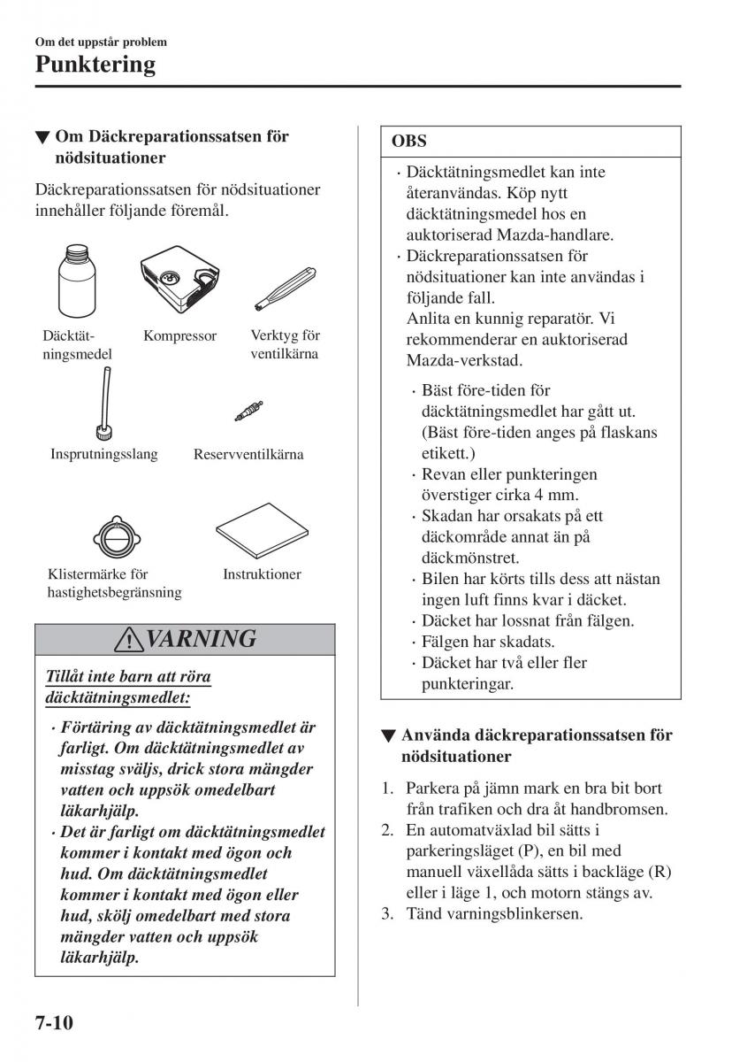 Mazda CX 3 instruktionsbok / page 542