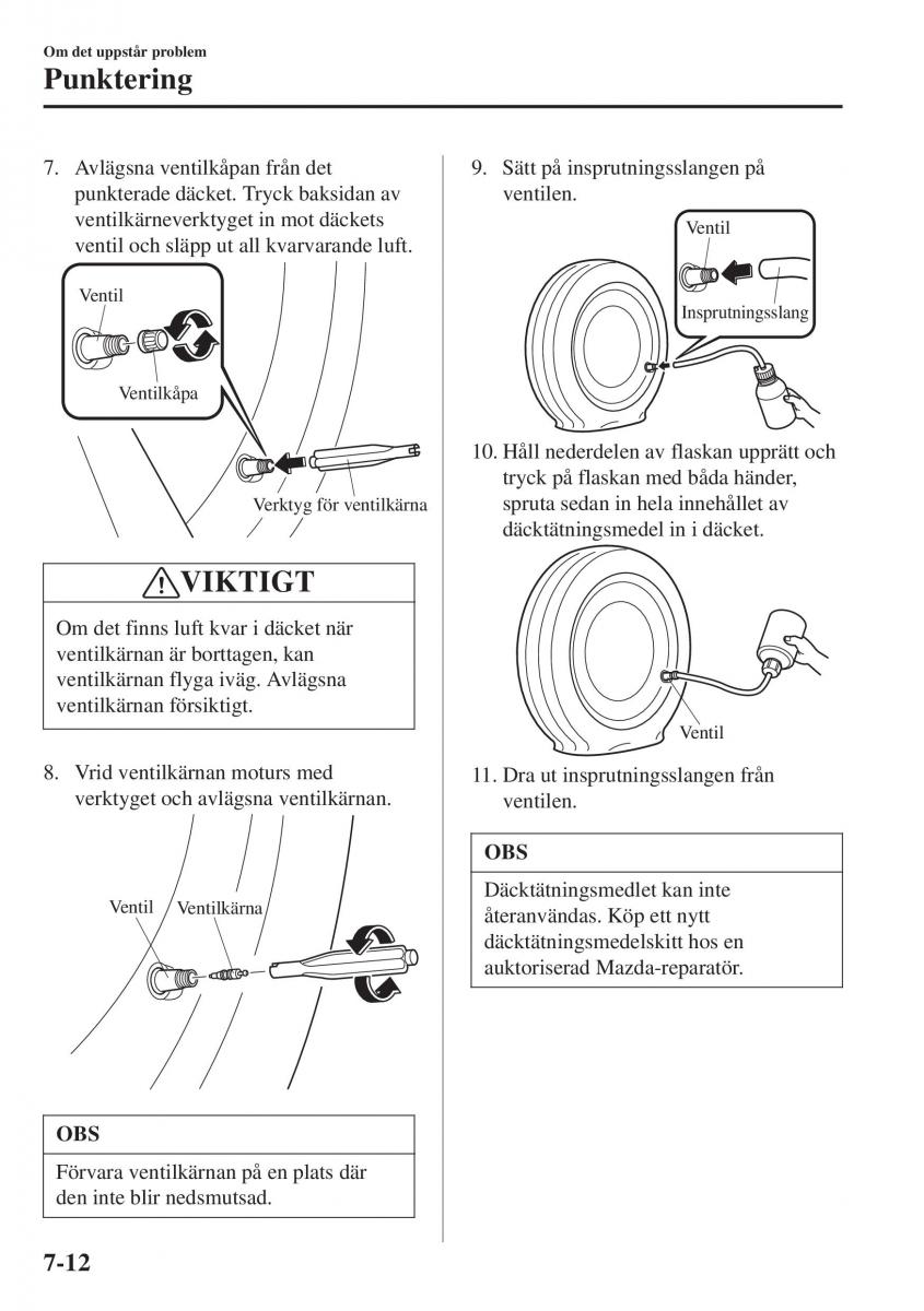 Mazda CX 3 instruktionsbok / page 544