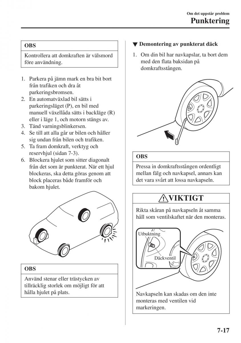 Mazda CX 3 instruktionsbok / page 549