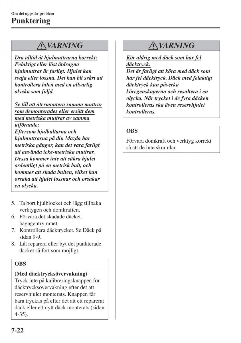 Mazda CX 3 instruktionsbok / page 554