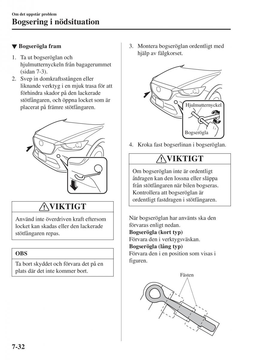 Mazda CX 3 instruktionsbok / page 564