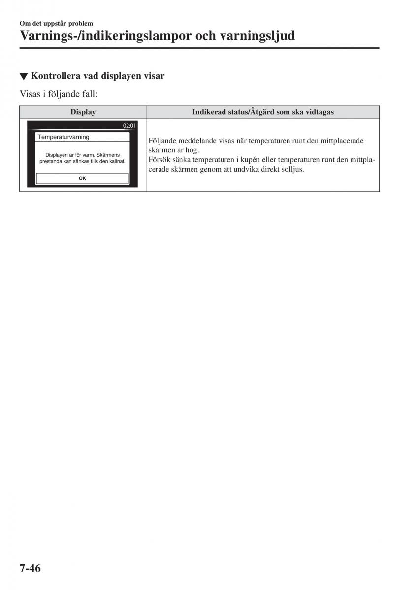 Mazda CX 3 instruktionsbok / page 578