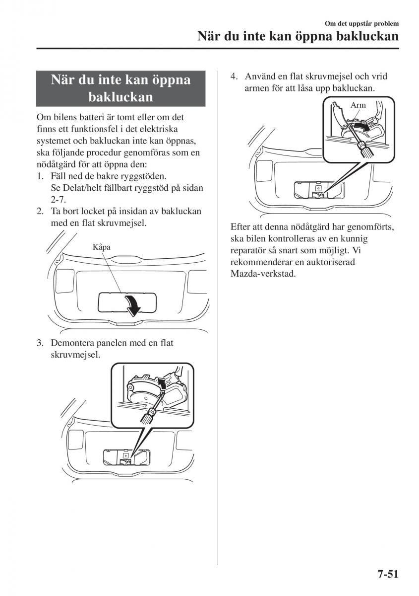 Mazda CX 3 instruktionsbok / page 583