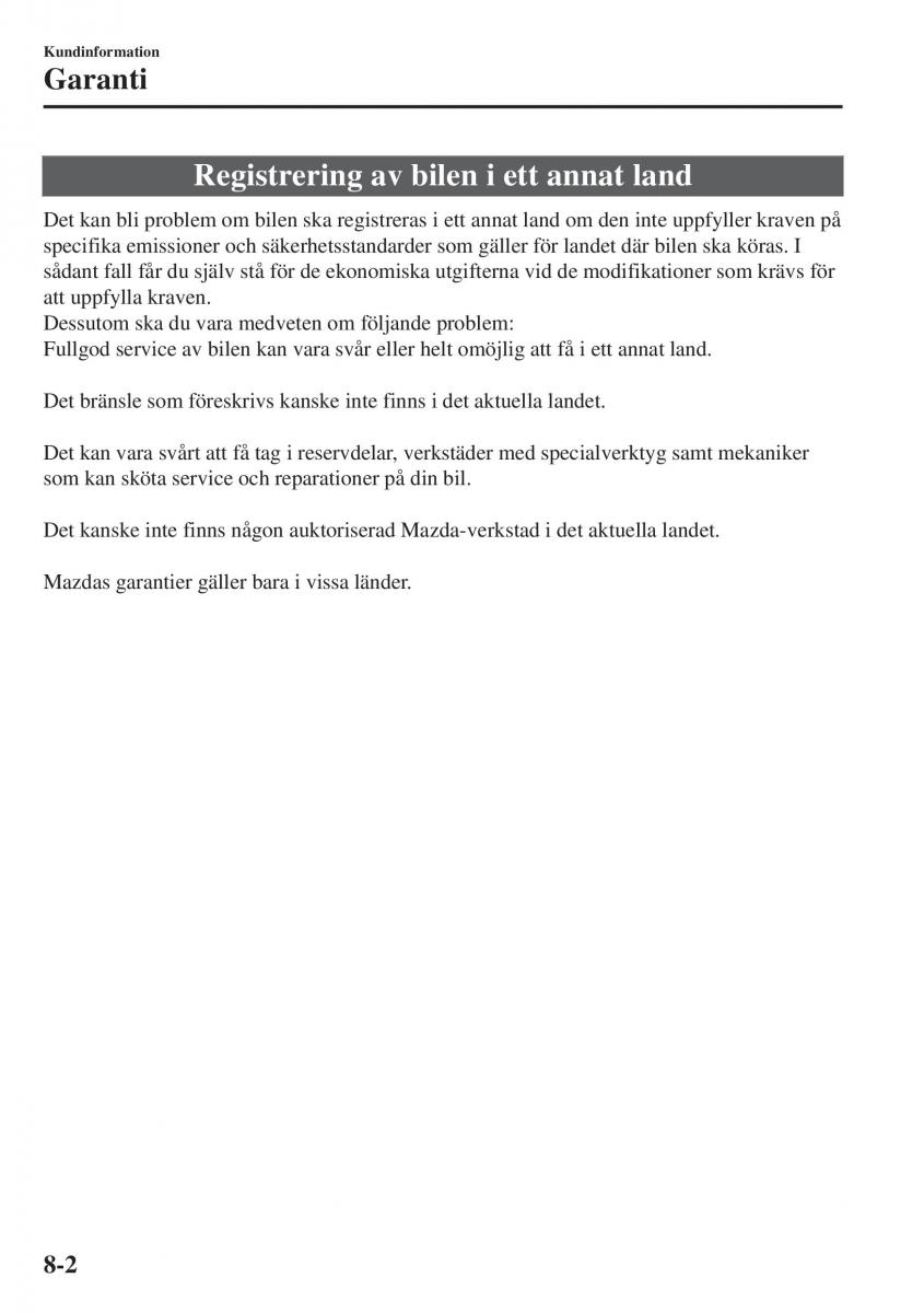 Mazda CX 3 instruktionsbok / page 586