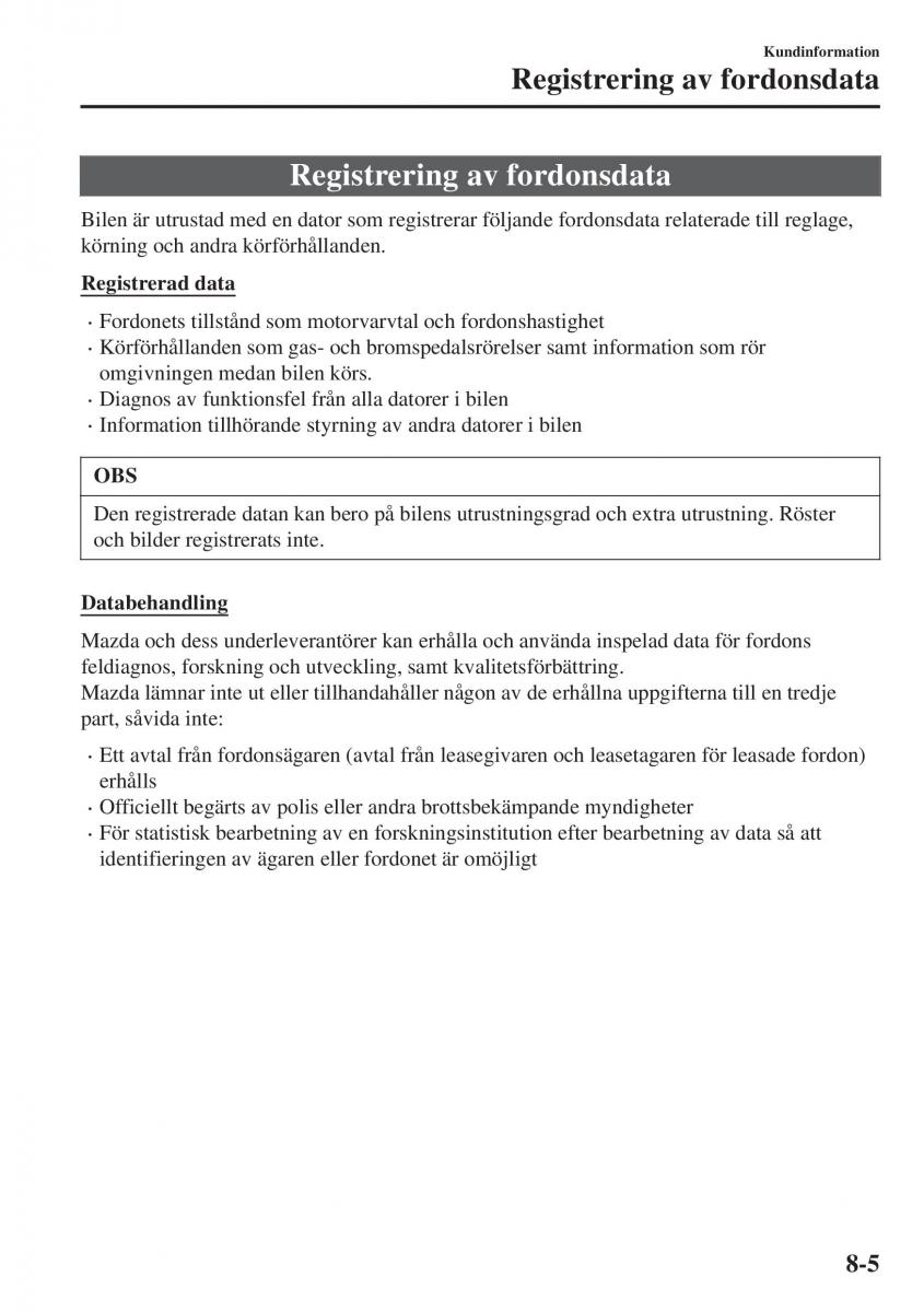 Mazda CX 3 instruktionsbok / page 589