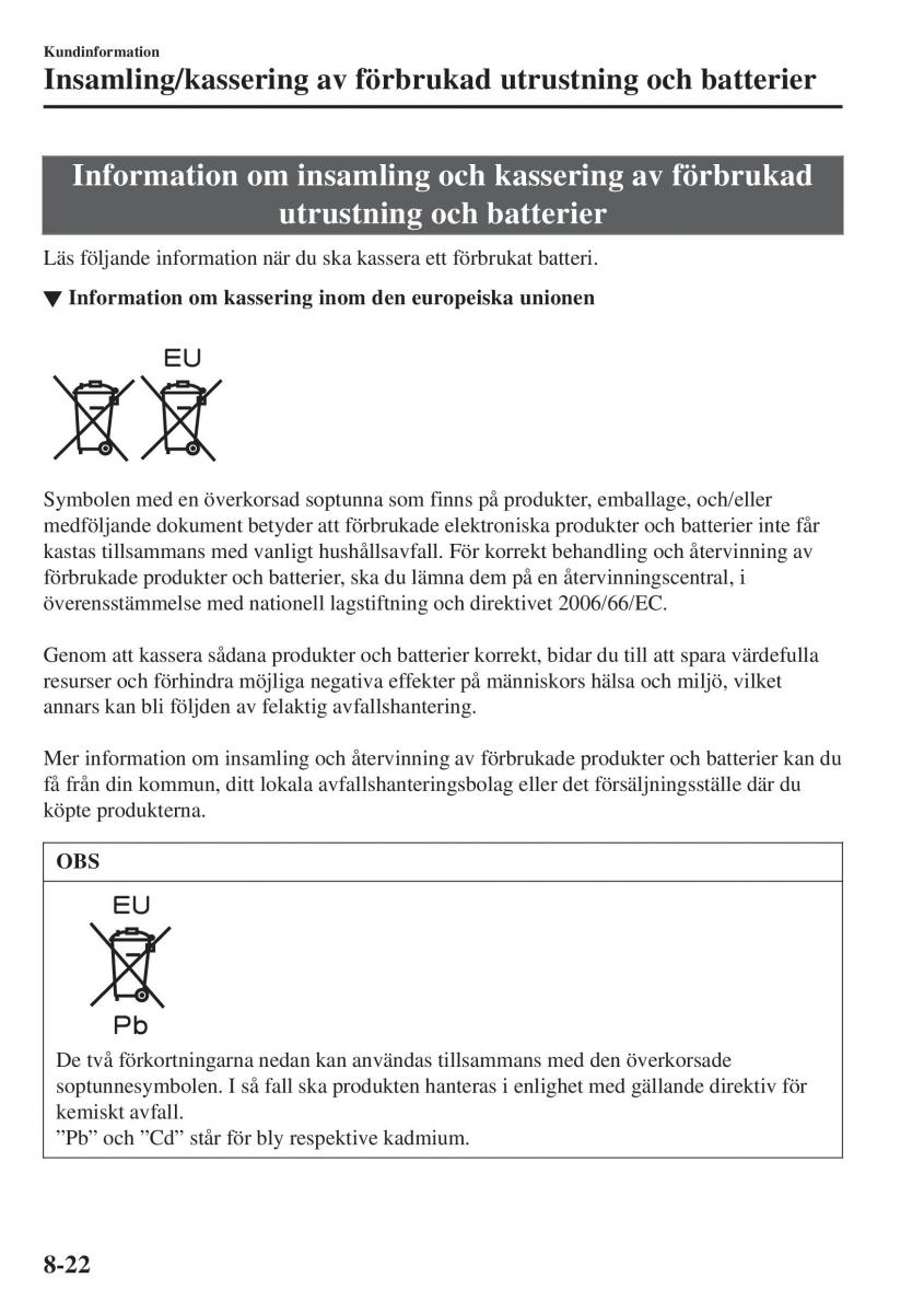 Mazda CX 3 instruktionsbok / page 606