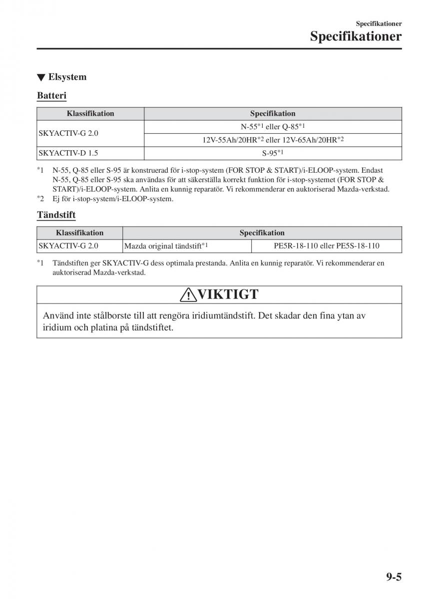 Mazda CX 3 instruktionsbok / page 613