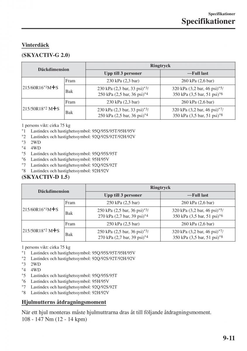 Mazda CX 3 instruktionsbok / page 619