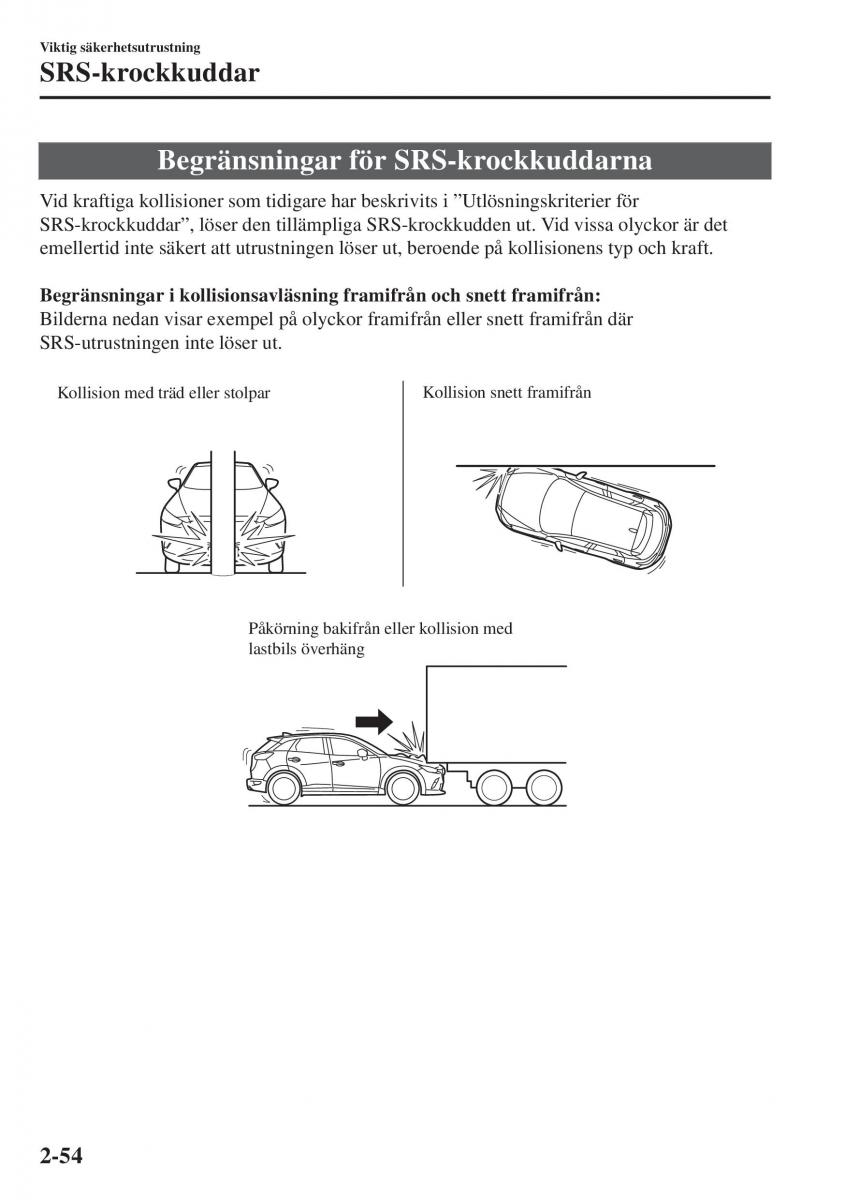 Mazda CX 3 instruktionsbok / page 74