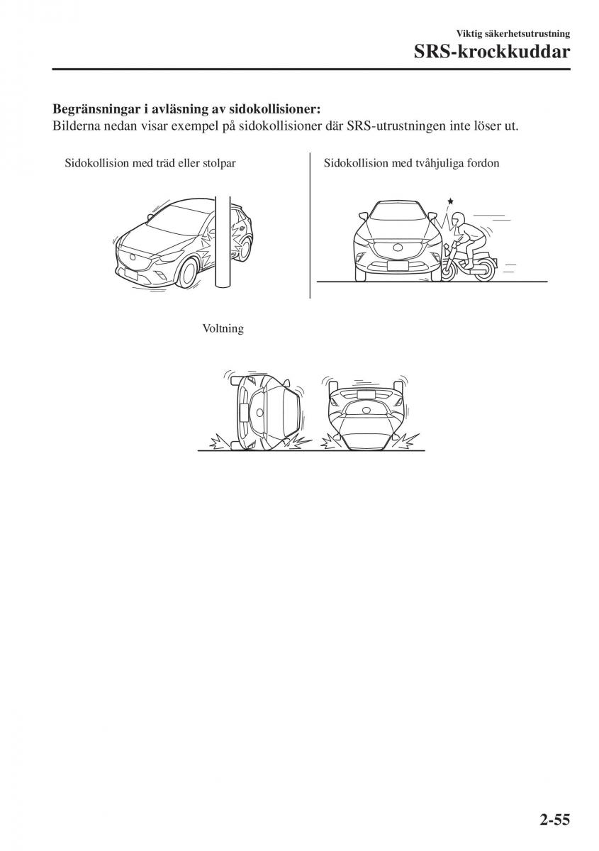 Mazda CX 3 instruktionsbok / page 75