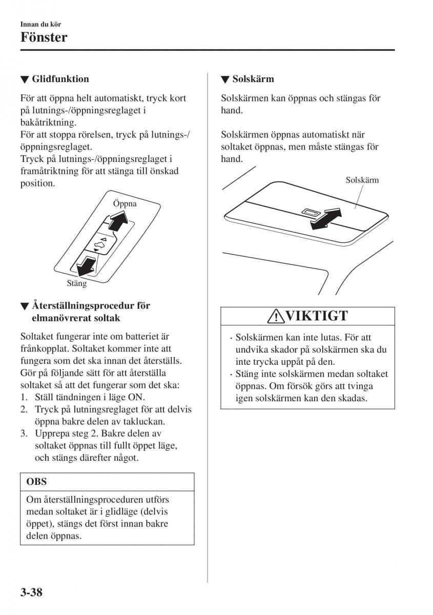 Mazda CX 3 instruktionsbok / page 114