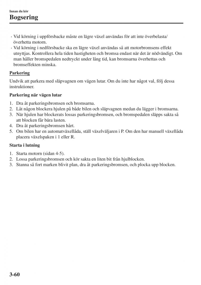 Mazda CX 3 instruktionsbok / page 136