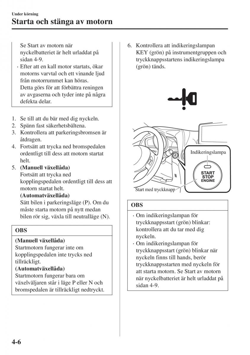 Mazda CX 3 instruktionsbok / page 142