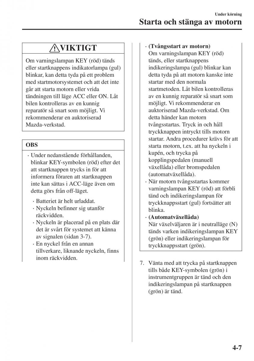 Mazda CX 3 instruktionsbok / page 143