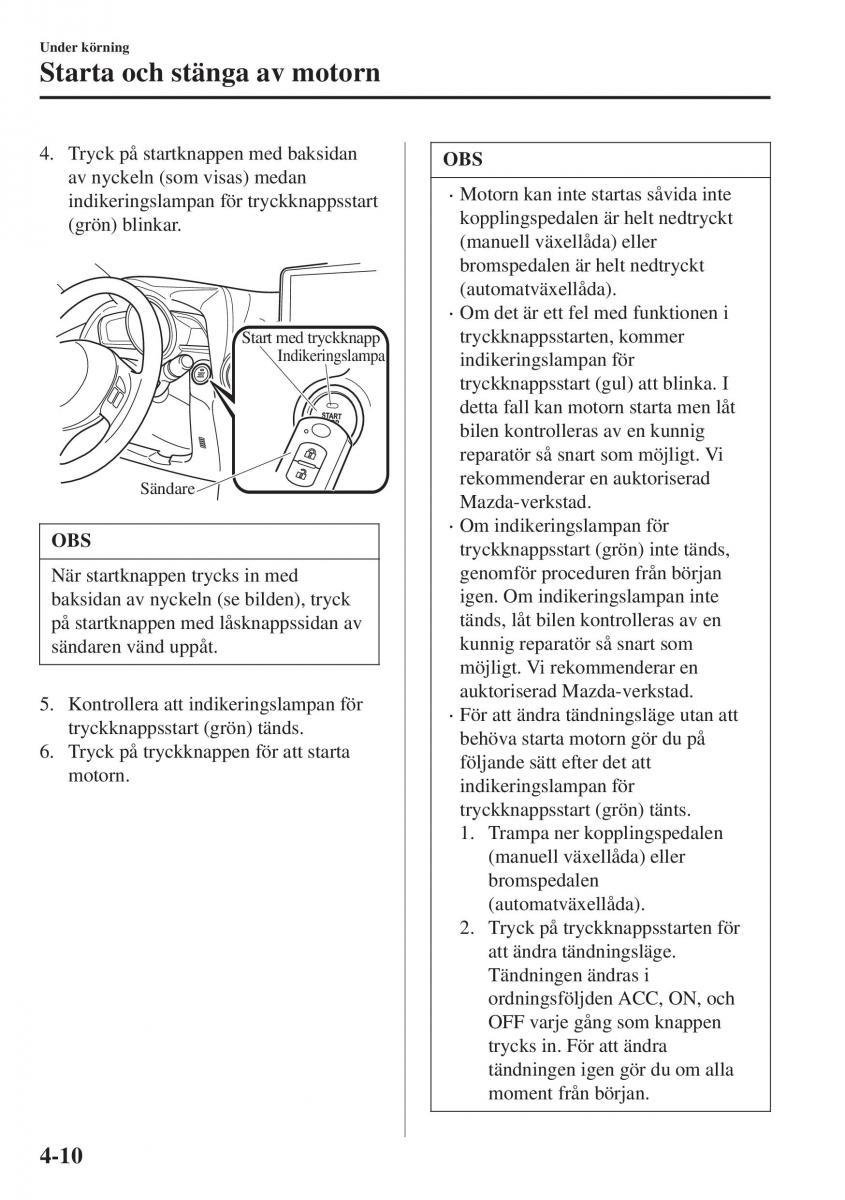 Mazda CX 3 instruktionsbok / page 146