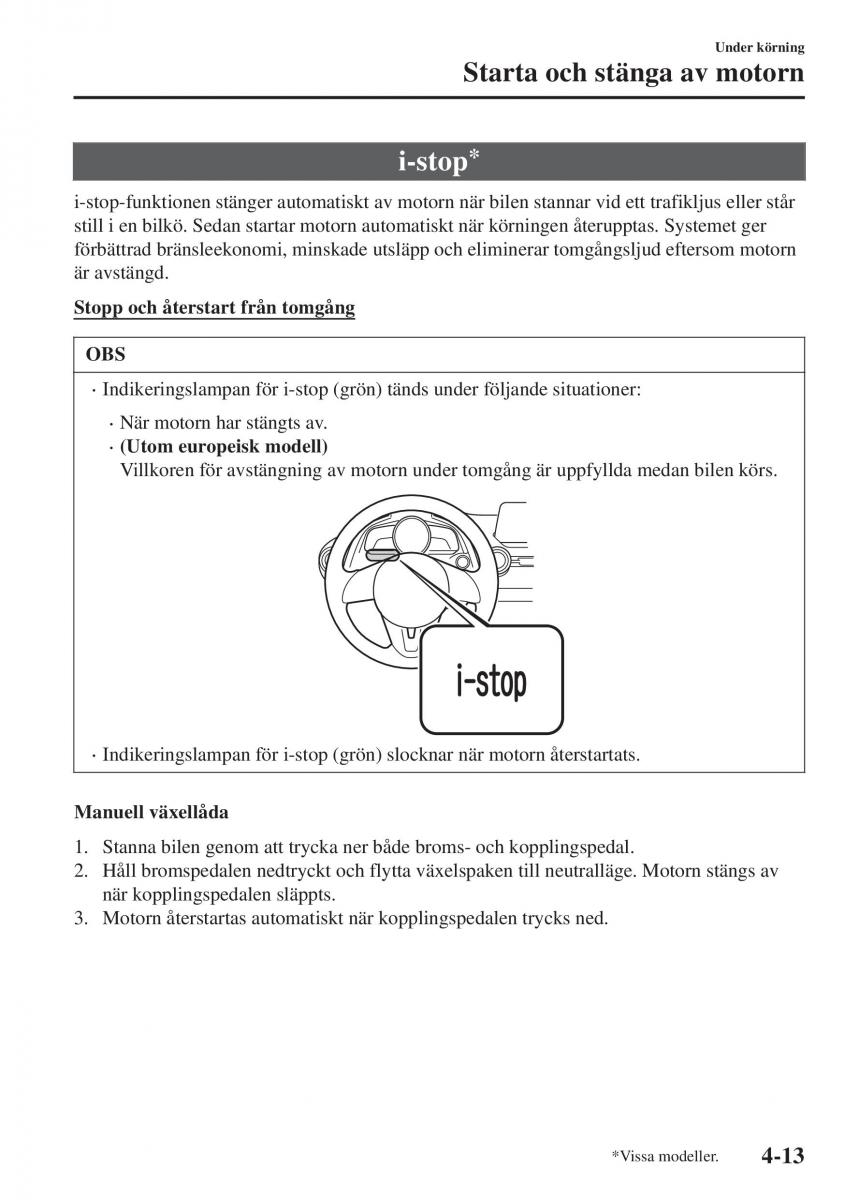 Mazda CX 3 instruktionsbok / page 149