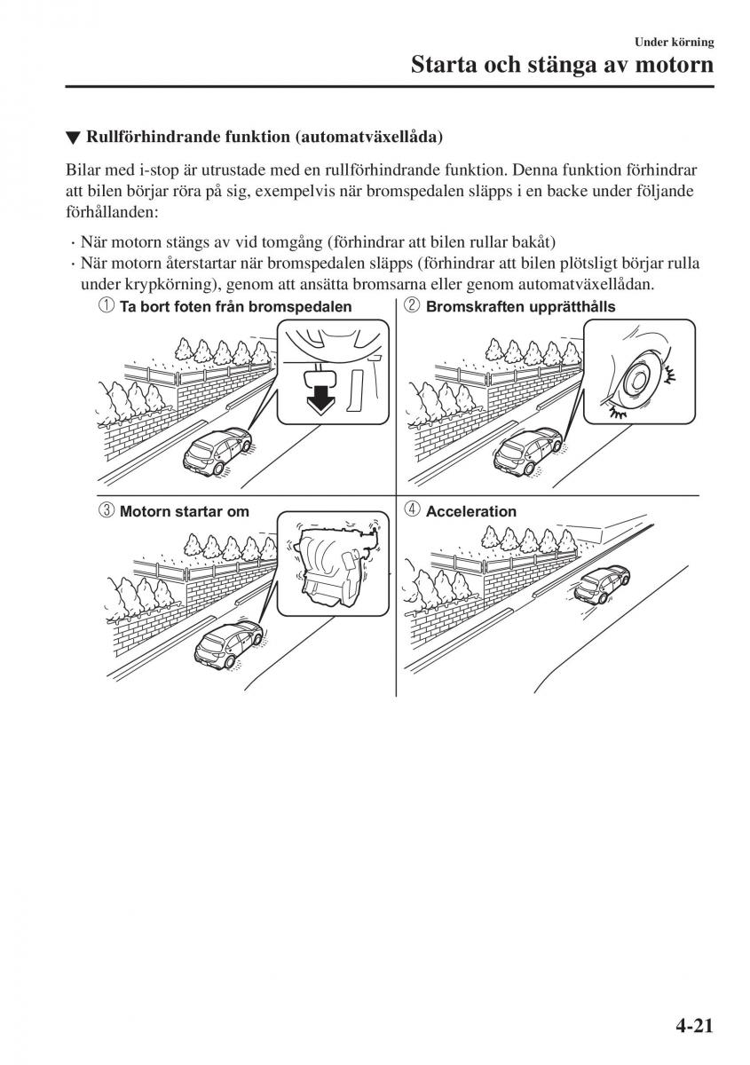 Mazda CX 3 instruktionsbok / page 157