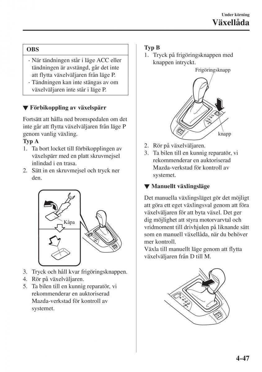 Mazda CX 3 instruktionsbok / page 183