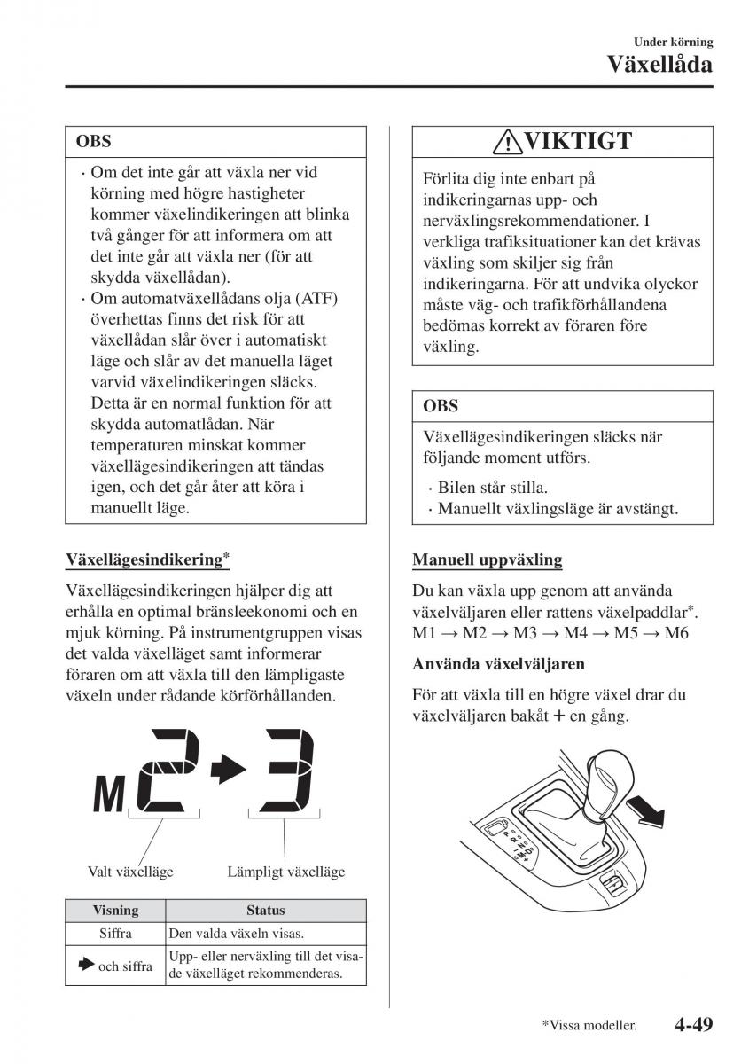 Mazda CX 3 instruktionsbok / page 185