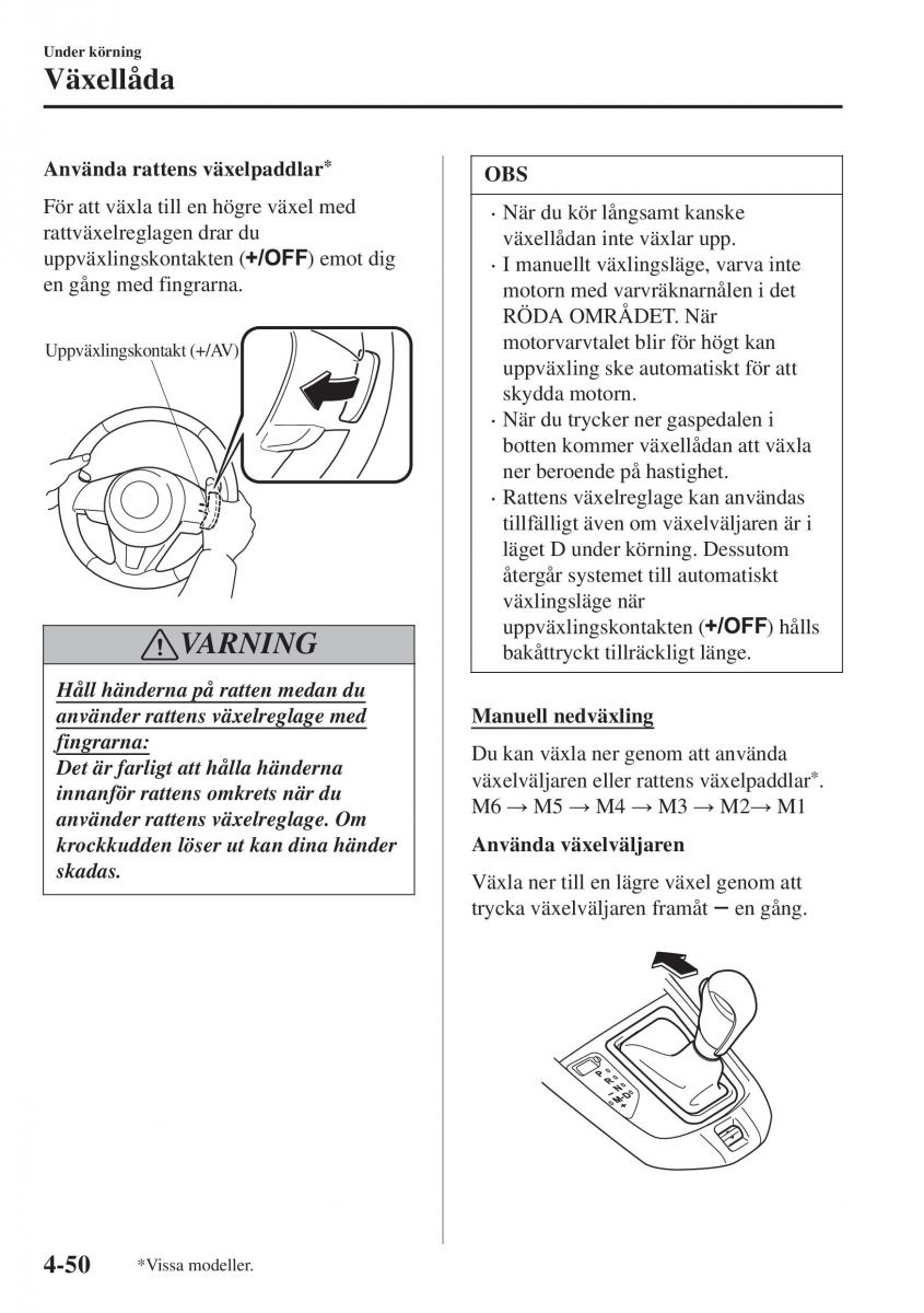 Mazda CX 3 instruktionsbok / page 186