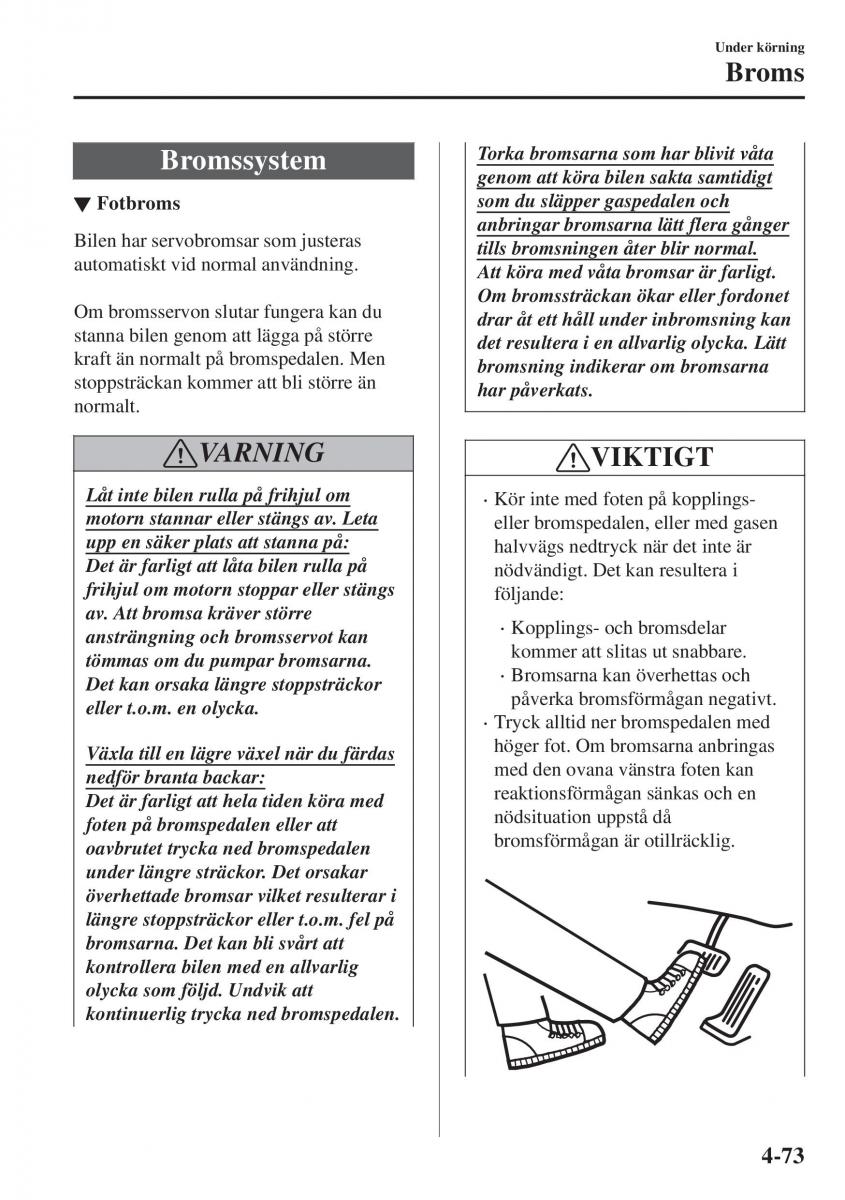 Mazda CX 3 instruktionsbok / page 209