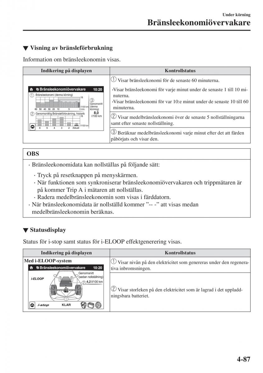 Mazda CX 3 instruktionsbok / page 223