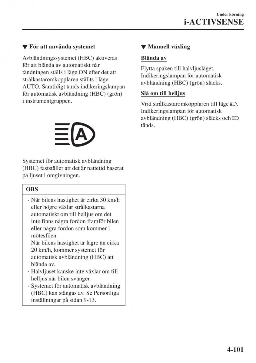 Mazda CX 3 instruktionsbok / page 237