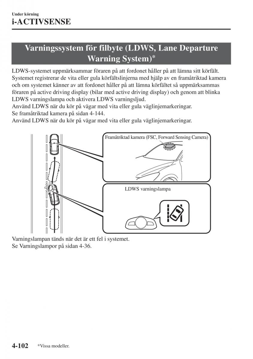 Mazda CX 3 instruktionsbok / page 238