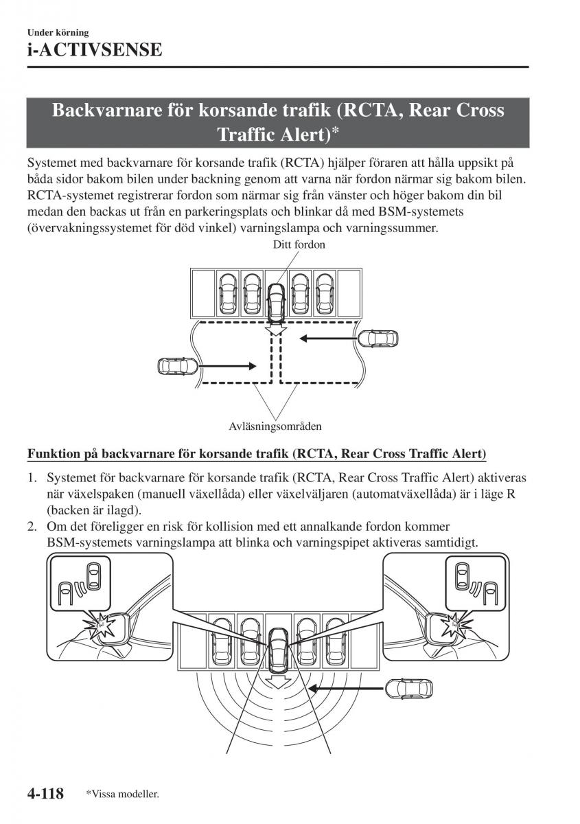 Mazda CX 3 instruktionsbok / page 254