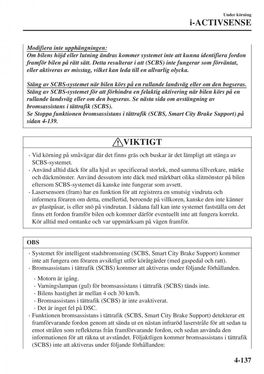 Mazda CX 3 instruktionsbok / page 273