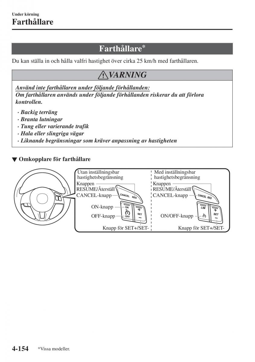 Mazda CX 3 instruktionsbok / page 290