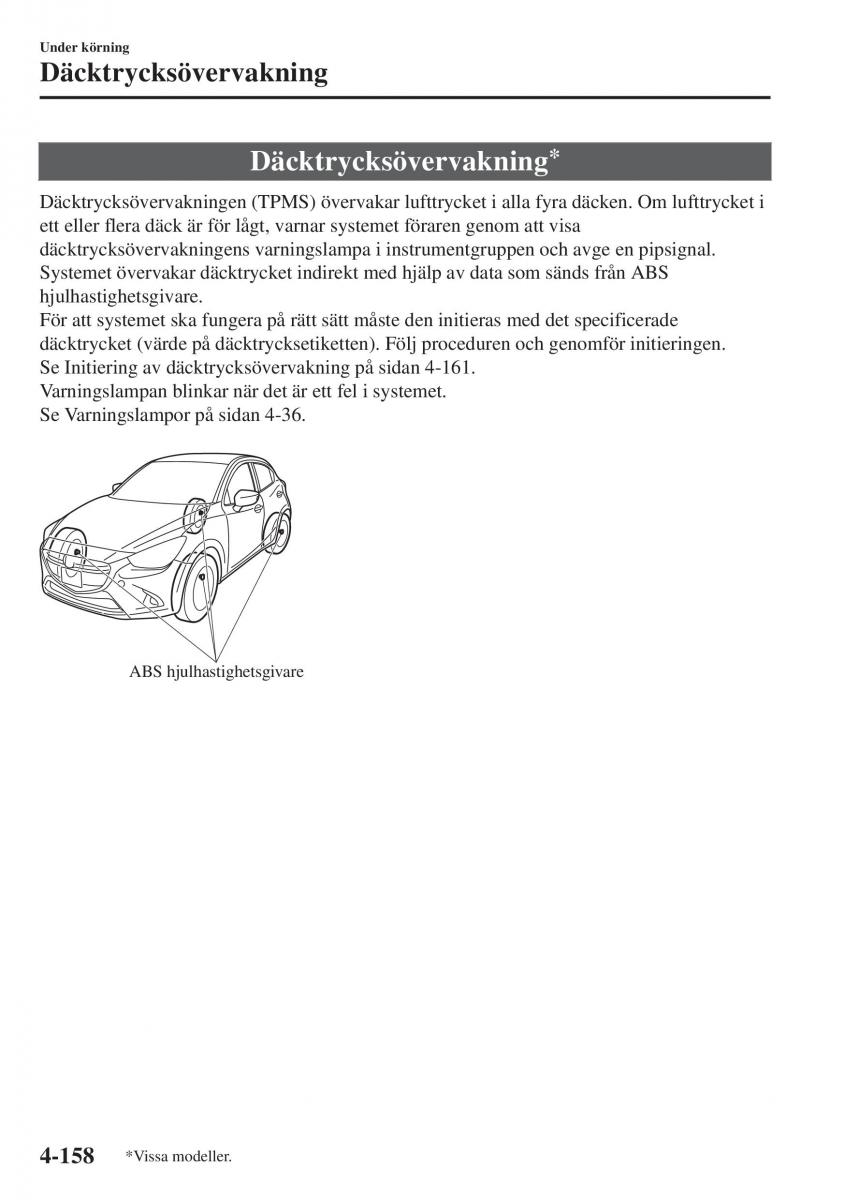 Mazda CX 3 instruktionsbok / page 294