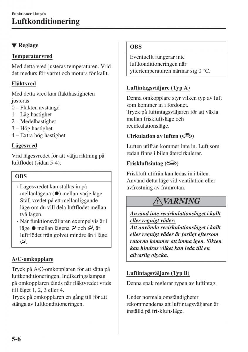 Mazda CX 3 instruktionsbok / page 320