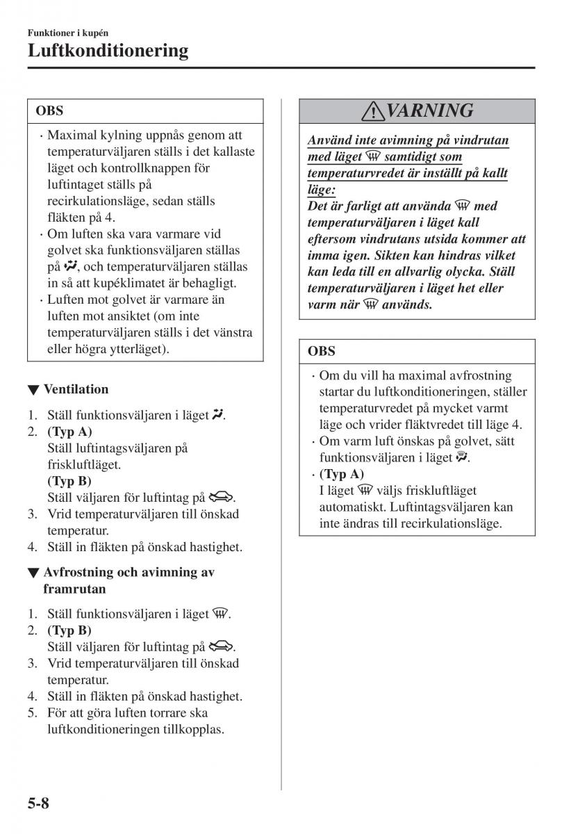 Mazda CX 3 instruktionsbok / page 322