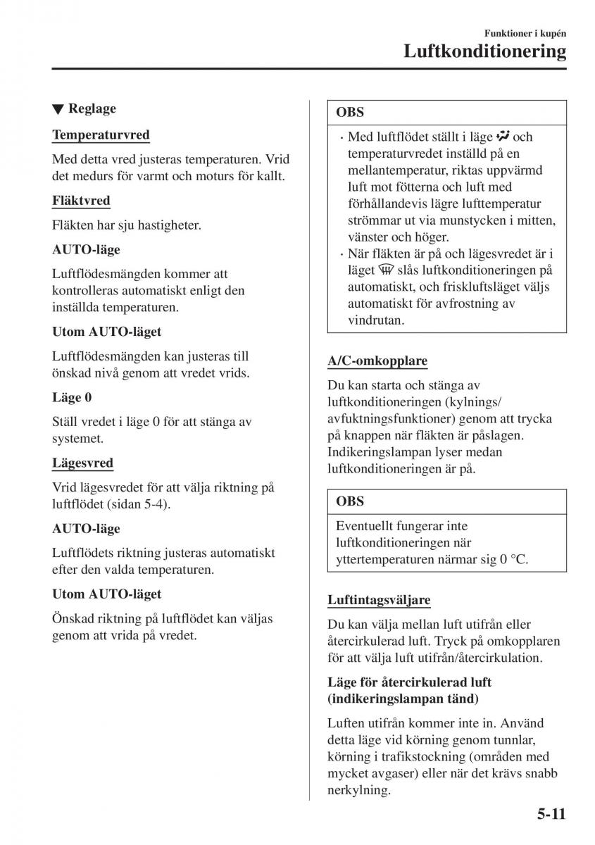 Mazda CX 3 instruktionsbok / page 325