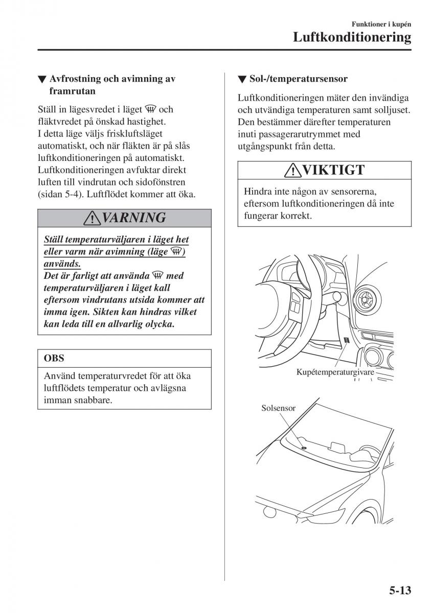 Mazda CX 3 instruktionsbok / page 327