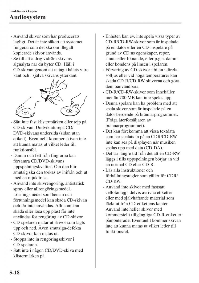 Mazda CX 3 instruktionsbok / page 332