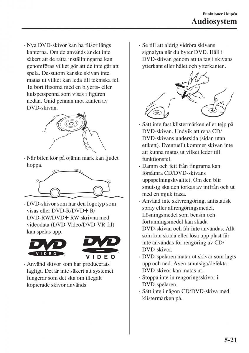 Mazda CX 3 instruktionsbok / page 335