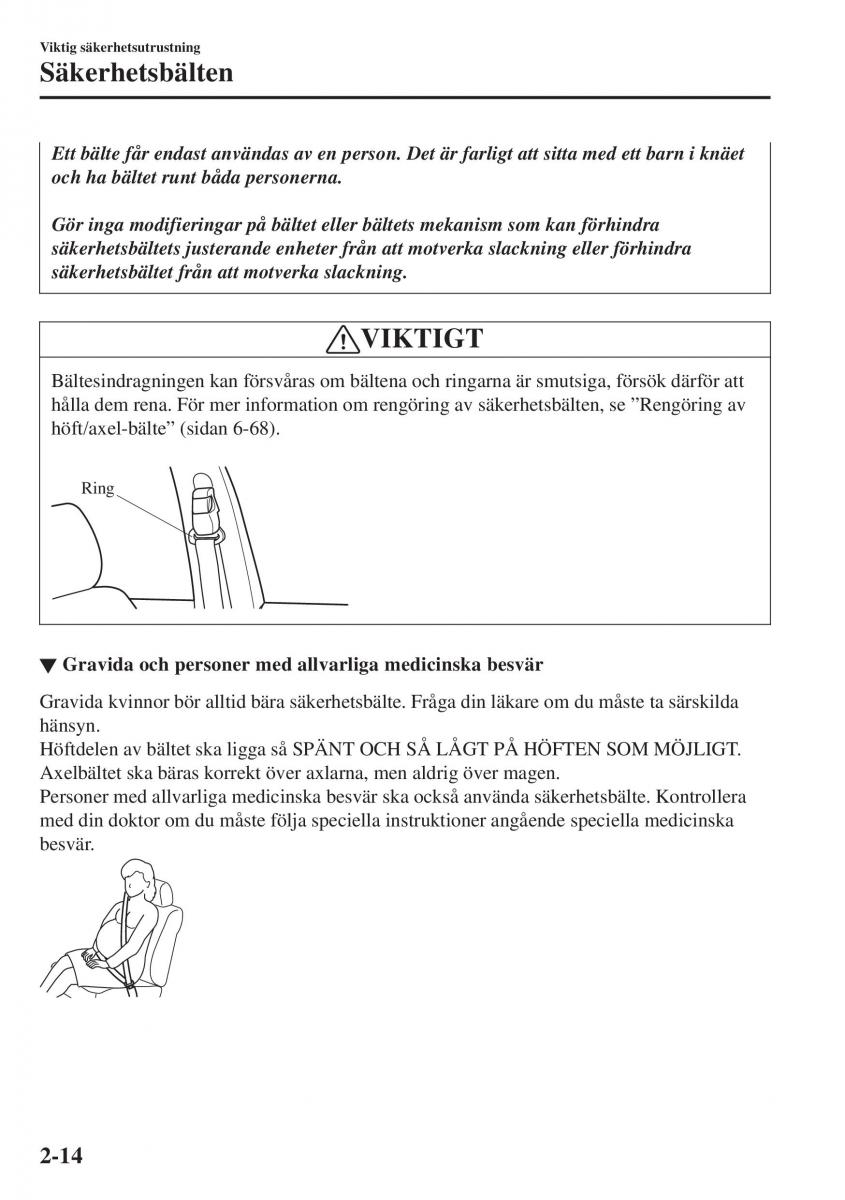 Mazda CX 3 instruktionsbok / page 34