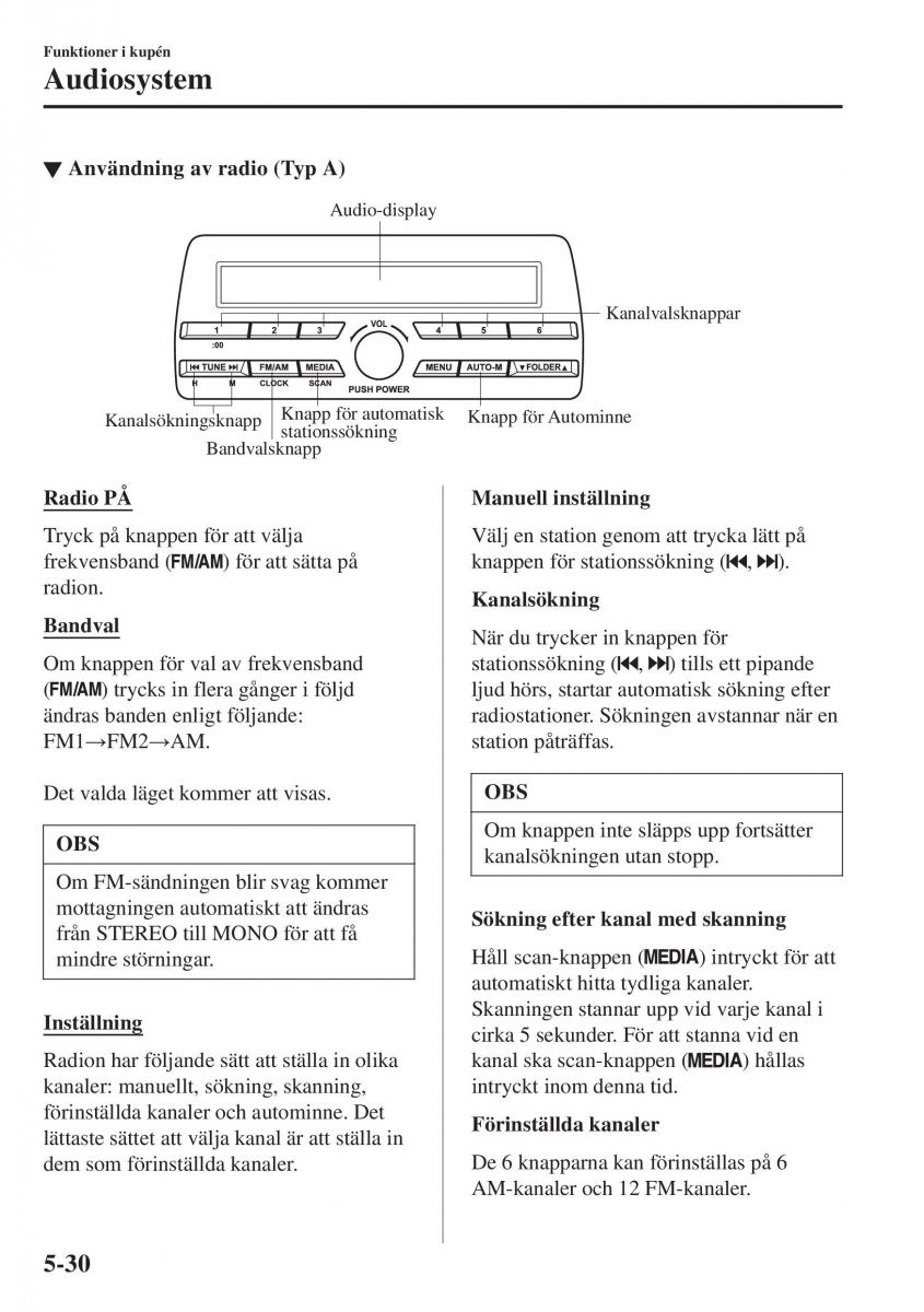 Mazda CX 3 instruktionsbok / page 344