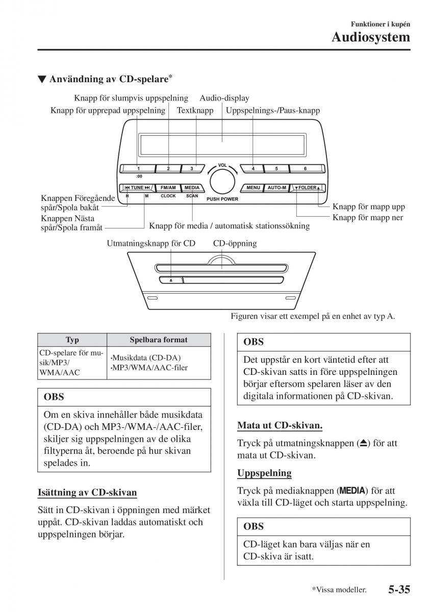 Mazda CX 3 instruktionsbok / page 349